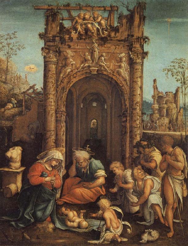 ASPERTINI, Amico The Adoration of the Shepherds oil painting image